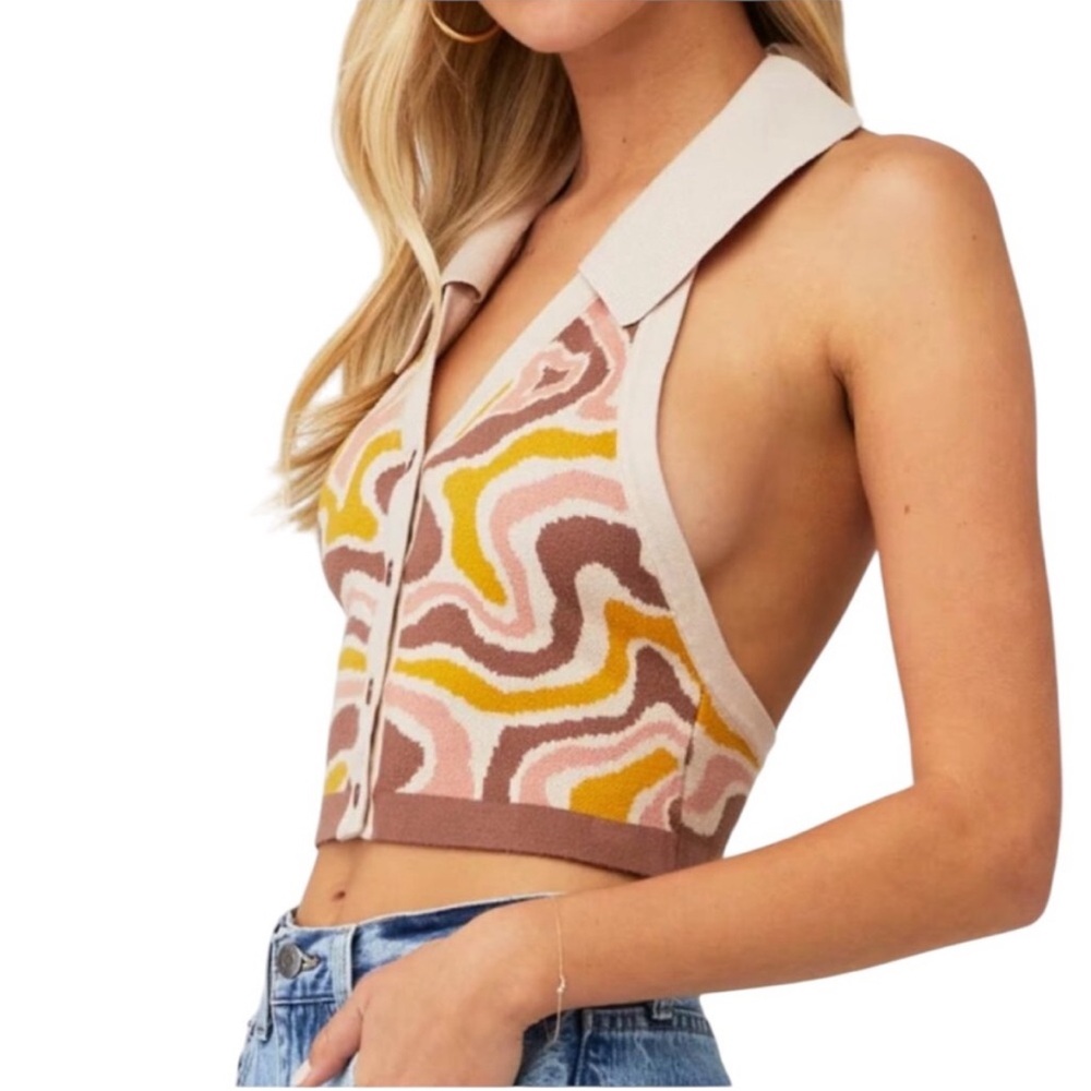 THE KRIPT Halter Top - Multicolor size M/L